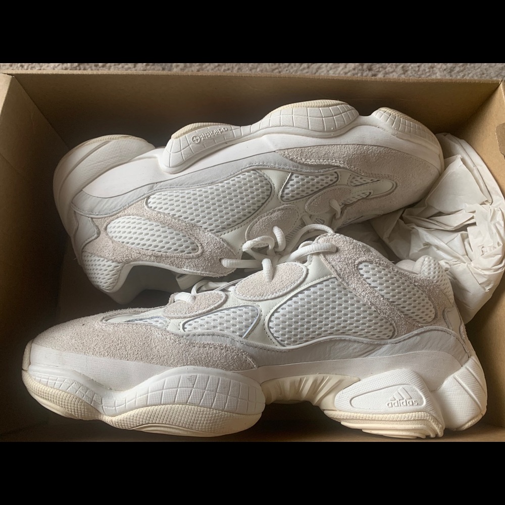 Yeezy 500( 2019) Bone White Size 13.5